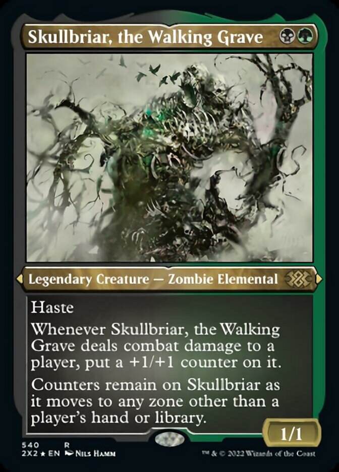 Skullbriar, the Walking Grave (Foil Etched) [Double Masters 2022] | Cracking-Singles