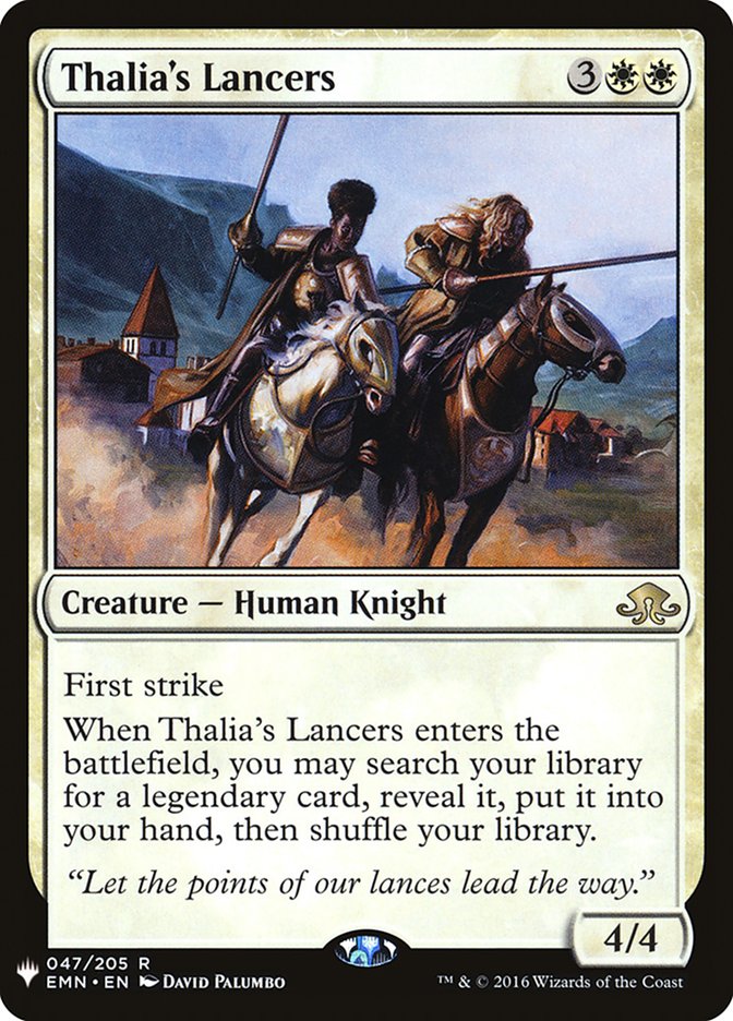 Thalia's Lancers [The List] | Cracking-Singles