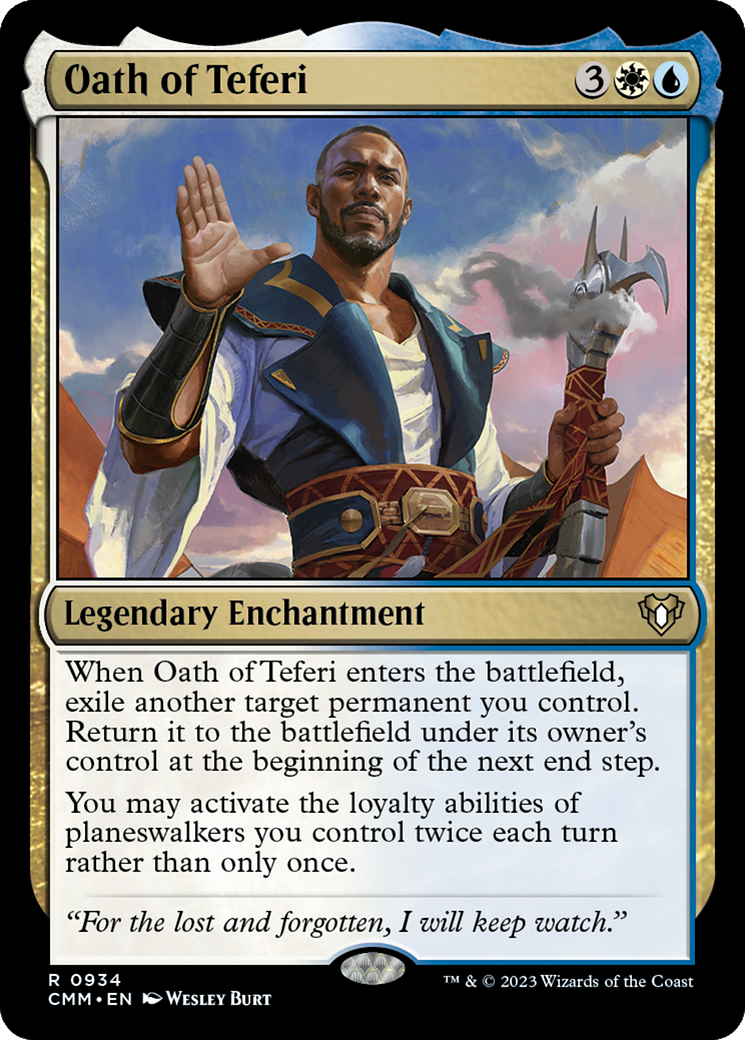 Oath of Teferi [Commander Masters] | Cracking-Singles