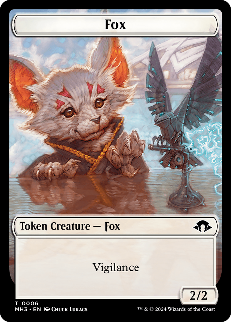 Servo // Fox Double-Sided Token [Modern Horizons 3 Tokens] | Cracking-Singles