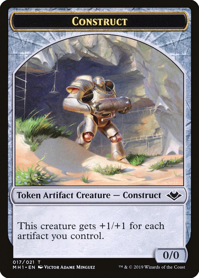 Goblin (010) // Construct (017) Double-Sided Token [Modern Horizons Tokens] | Cracking-Singles