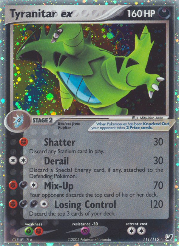 Tyranitar ex (111/115) [EX: Unseen Forces] | Cracking-Singles