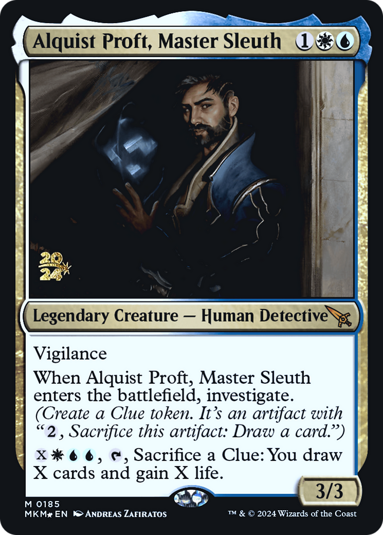 Alquist Proft, Master Sleuth [Murders at Karlov Manor Prerelease Promos] | Cracking-Singles