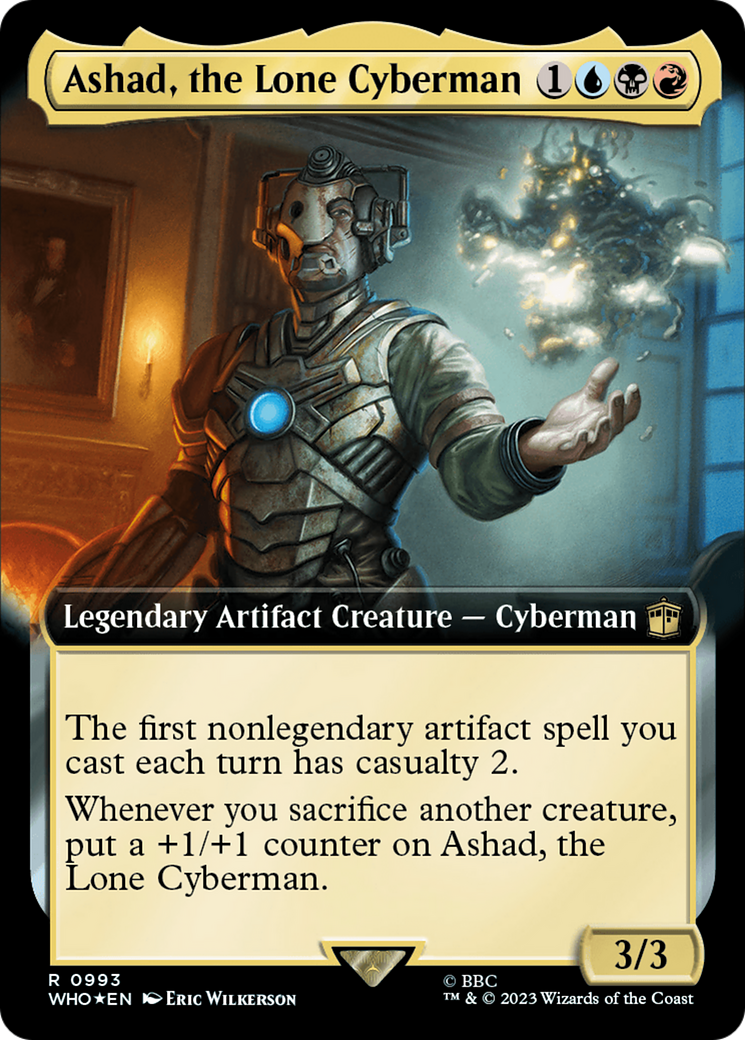 Ashad, the Lone Cyberman (Extended Art) (Surge Foil) [Doctor Who] | Cracking-Singles