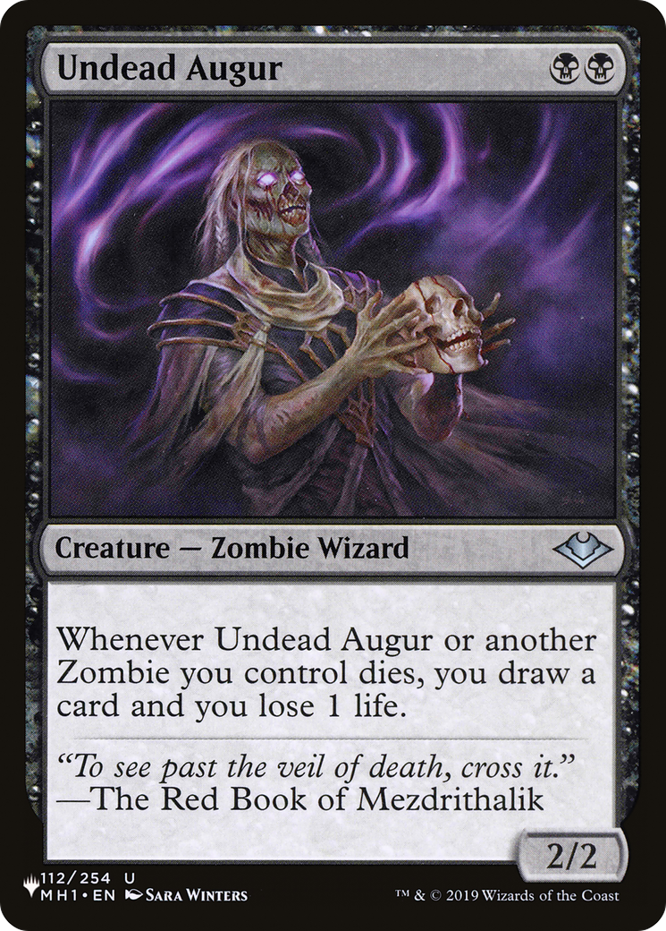 Undead Augur [The List Reprints] | Cracking-Singles