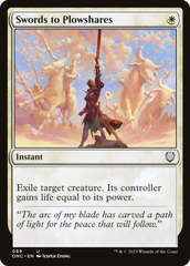 Swords to Plowshares [Phyrexia: All Will Be One Commander] | Cracking-Singles