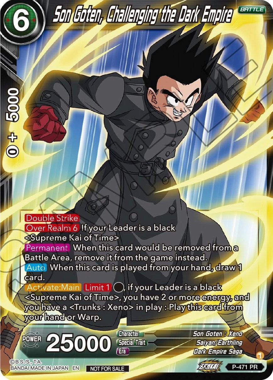 Son Goten, Challenging the Dark Empire (Z03 Dash Pack) (P-471) [Promotion Cards] | Cracking-Singles