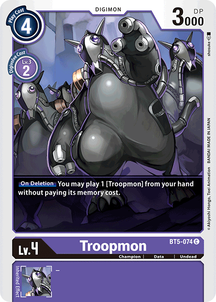 Troopmon [BT5-074] [Battle of Omni] | Cracking-Singles