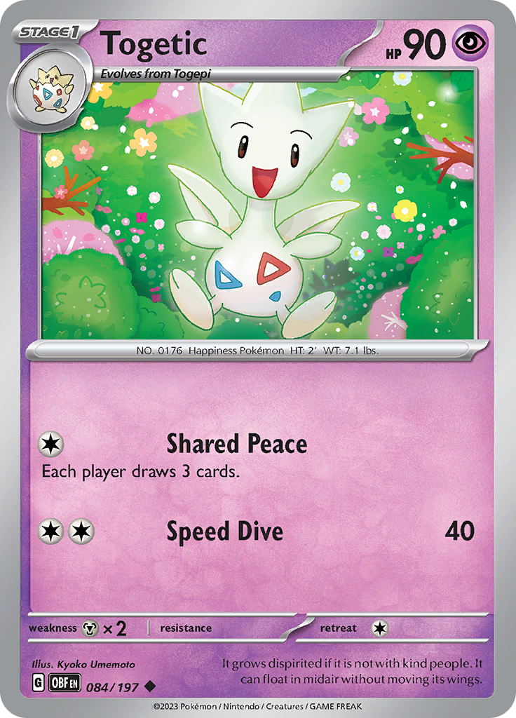 Togetic (084/197) [Scarlet & Violet: Obsidian Flames] | Cracking-Singles