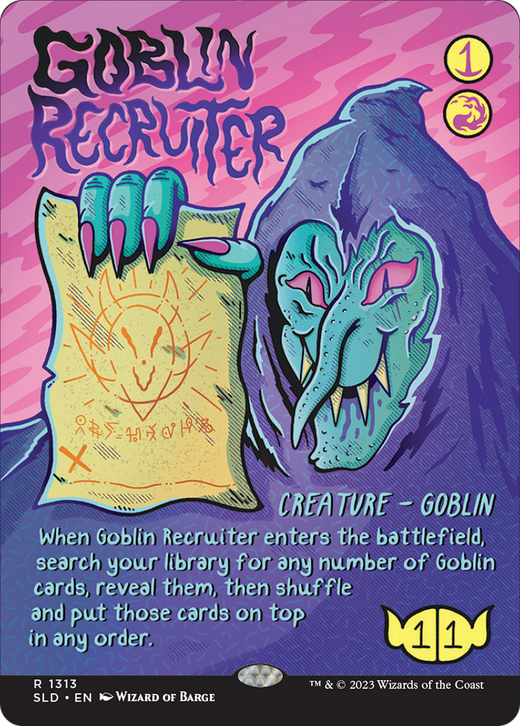 Goblin Recruiter (Rainbow Foil) [Secret Lair Drop Series] | Cracking-Singles