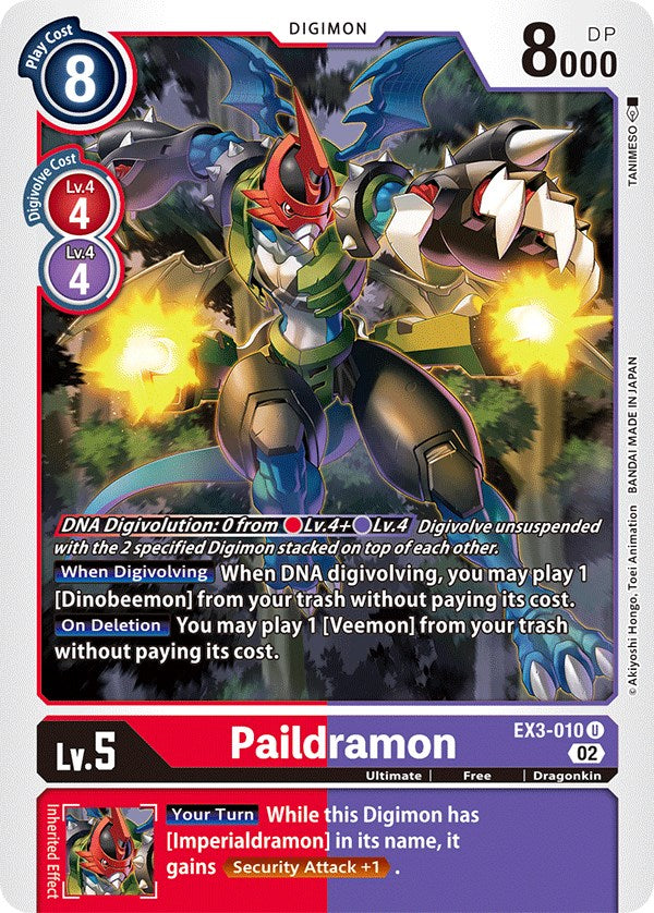 Paildramon [EX3-010] [Draconic Roar] | Cracking-Singles