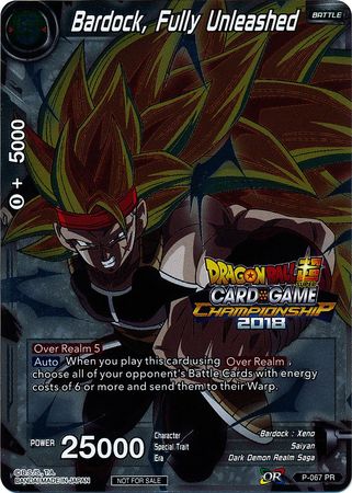 Bardock, Fully Unleashed (P-067) [Tournament Promotion Cards] | Cracking-Singles