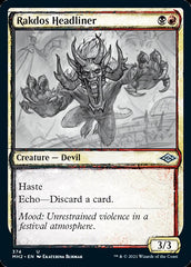 Rakdos Headliner (Sketch) [Modern Horizons 2] | Cracking-Singles