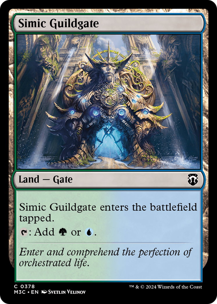 Simic Guildgate (Ripple Foil) [Modern Horizons 3 Commander] | Cracking-Singles