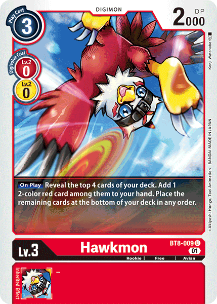 Hawkmon [BT8-009] [New Awakening] | Cracking-Singles