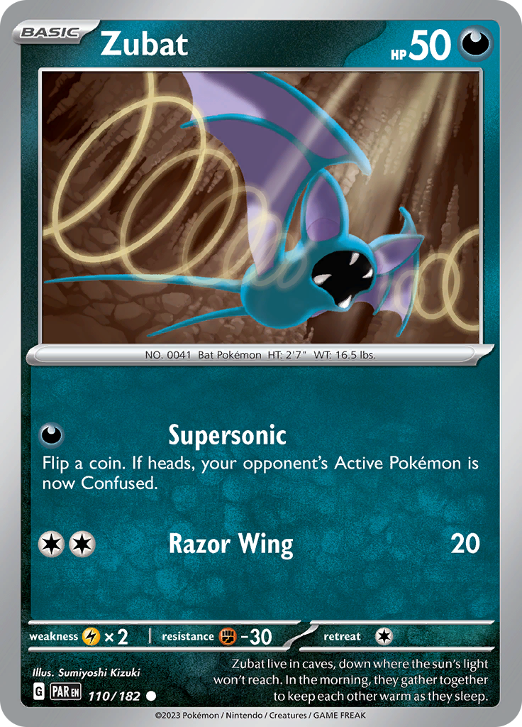 Zubat (110/182) [Scarlet & Violet: Paradox Rift] | Cracking-Singles