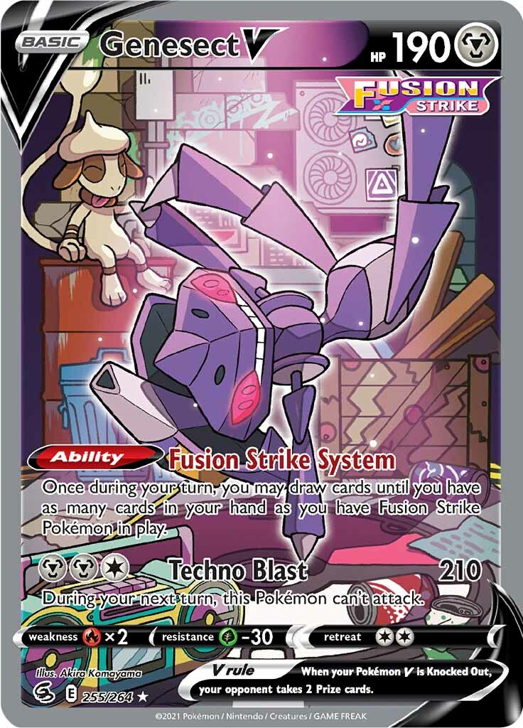 Genesect V (255/264) [Sword & Shield: Fusion Strike] | Cracking-Singles