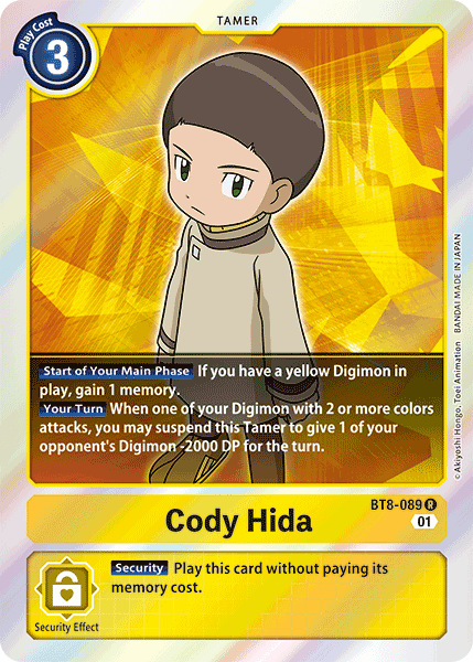 Cody Hida [BT8-089] [New Awakening] | Cracking-Singles