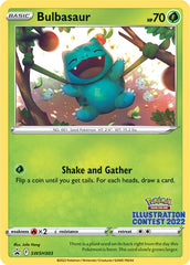 Bulbasaur (SWSH303) (Illustration Contest 2022) [Sword & Shield: Black Star Promos] | Cracking-Singles