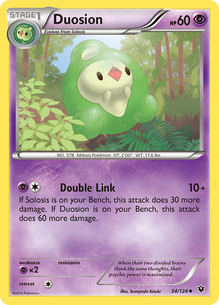 Duosion (34/124) [XY: Fates Collide] | Cracking-Singles