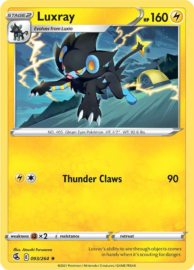 Luxray (093/264) [Sword & Shield: Fusion Strike] | Cracking-Singles