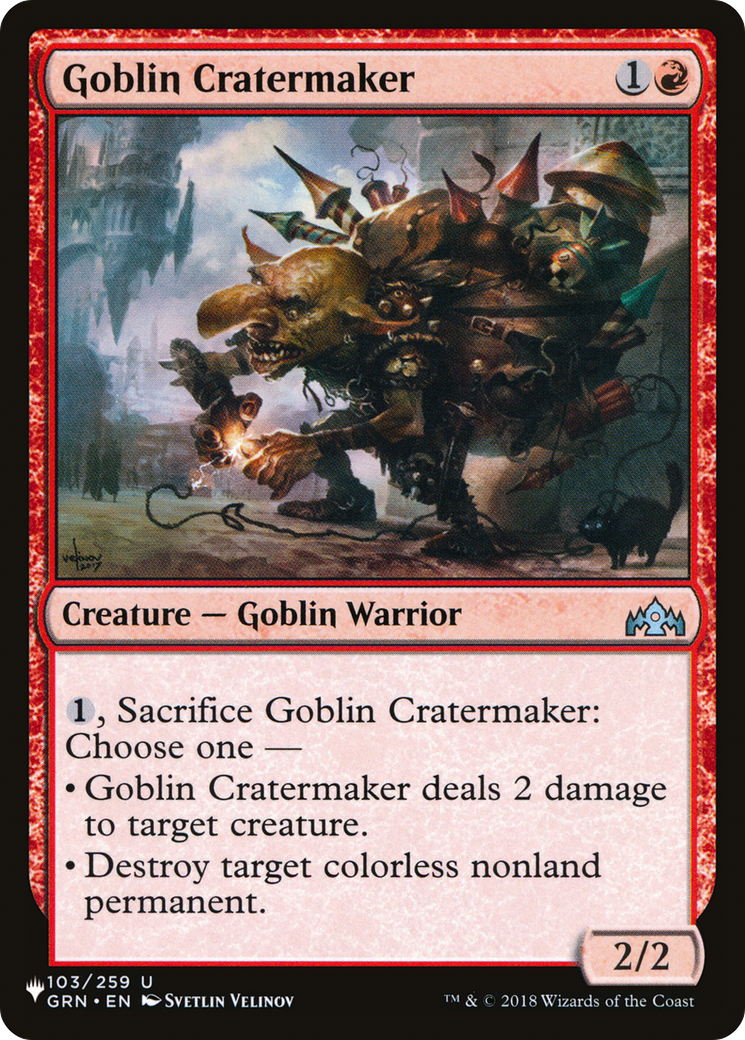 Goblin Cratermaker [The List] | Cracking-Singles