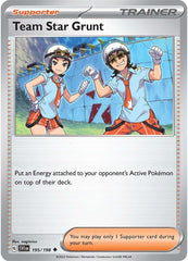 Team Star Grunt (195/198) [Scarlet & Violet: Base Set] | Cracking-Singles