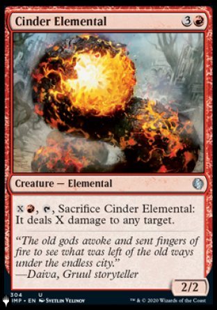 Cinder Elemental [The List] | Cracking-Singles