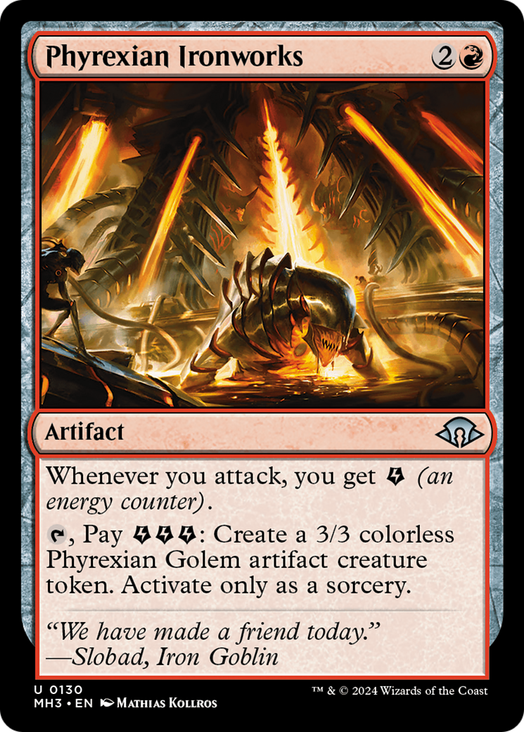 Phyrexian Ironworks [Modern Horizons 3] | Cracking-Singles