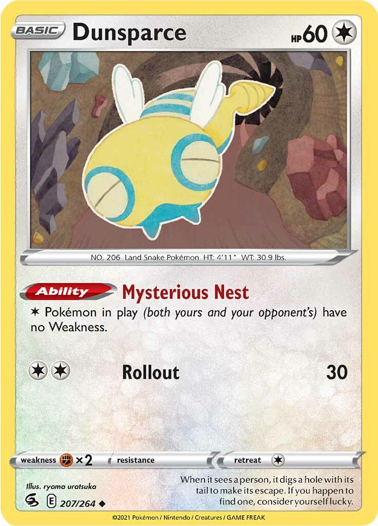 Dunsparce (207/264) [Sword & Shield: Fusion Strike] | Cracking-Singles