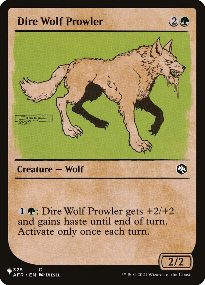 Dire Wolf Prowler (Showcase) [The List] | Cracking-Singles