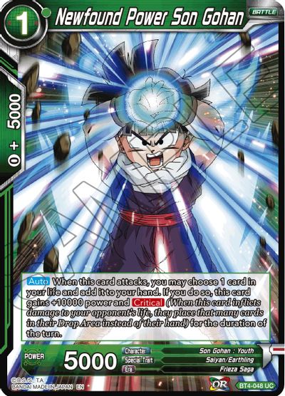 Newfound Power Son Gohan (Reprint) (BT4-048) [Battle Evolution Booster] | Cracking-Singles