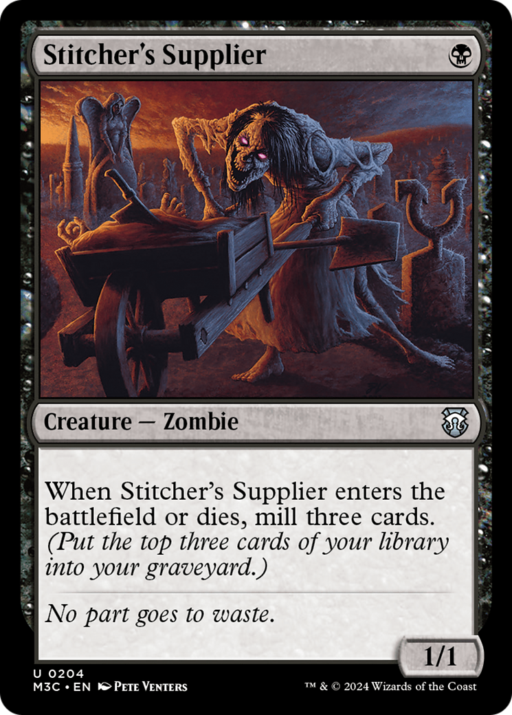 Stitcher's Supplier (Ripple Foil) [Modern Horizons 3 Commander] | Cracking-Singles