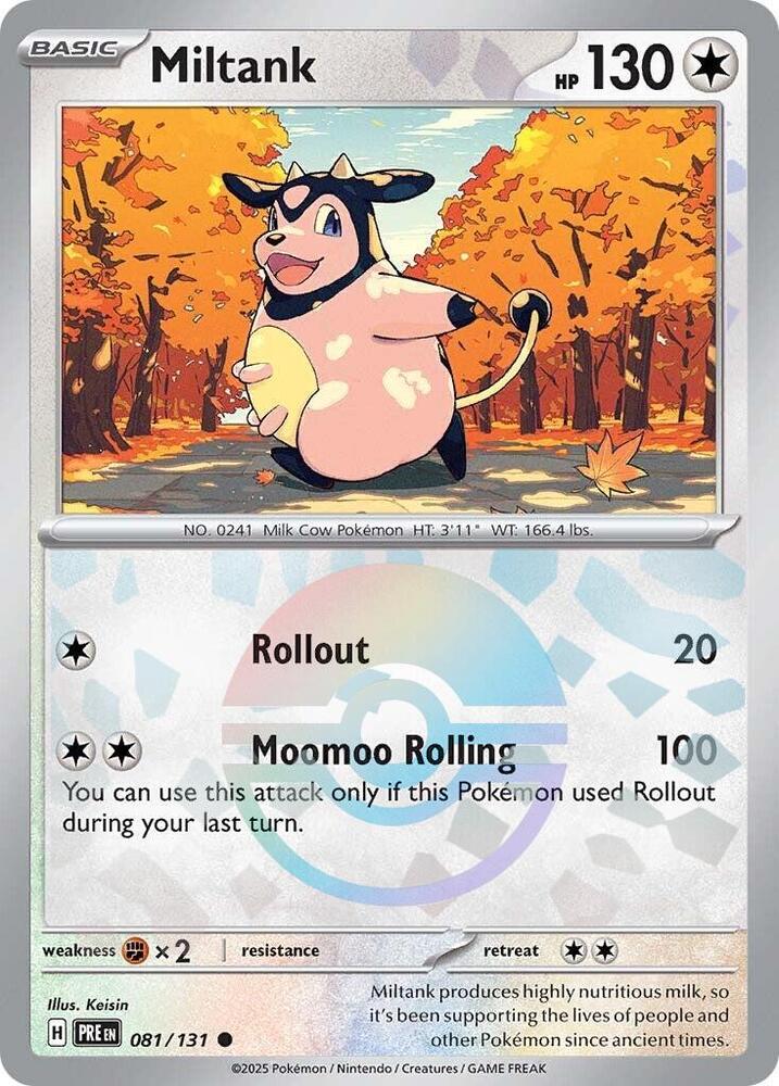 Miltank (081/131) (Poke Ball Pattern) [Scarlet & Violet: Prismatic Evolutions] | Cracking-Singles