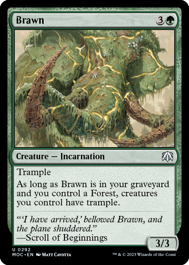 Brawn [March of the Machine Commander] | Cracking-Singles