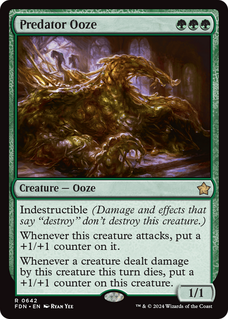 Predator Ooze [Foundations] | Cracking-Singles