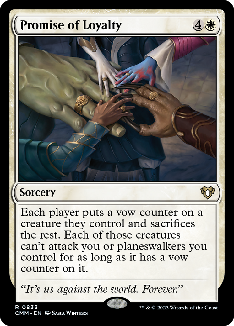 Promise of Loyalty [Commander Masters] | Cracking-Singles