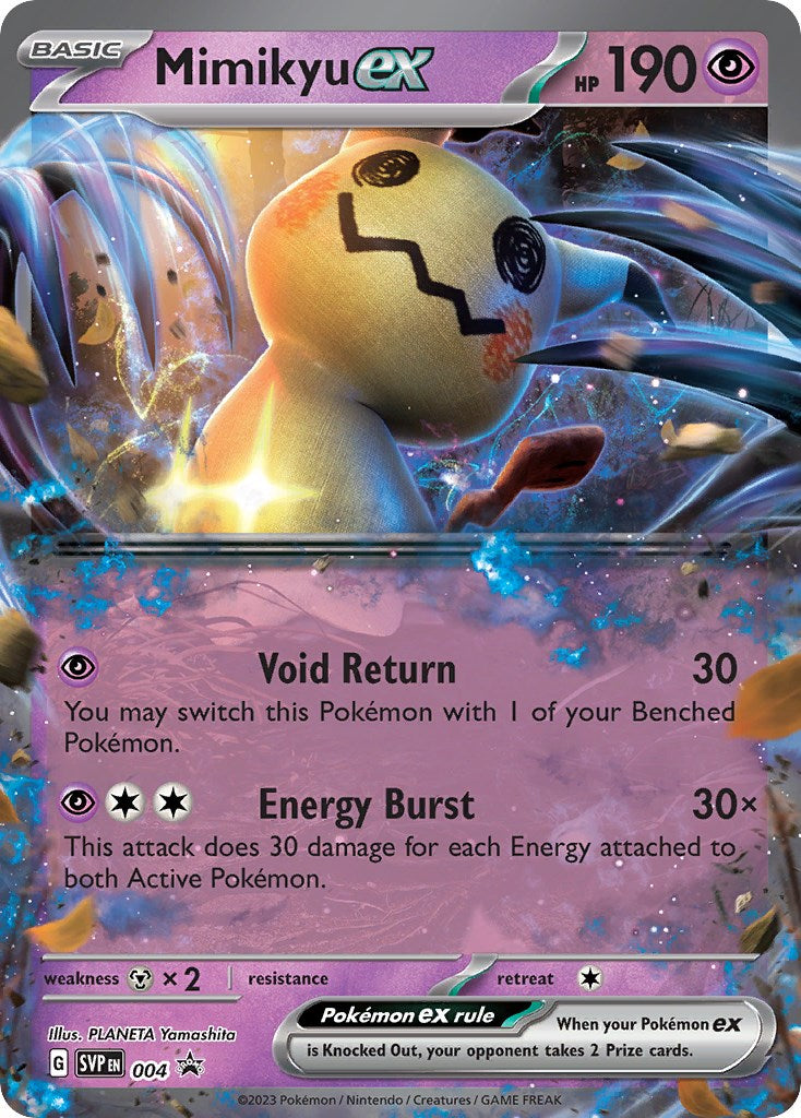 Mimikyu ex (004) (Jumbo Card) [Scarlet & Violet: Black Star Promos] | Cracking-Singles