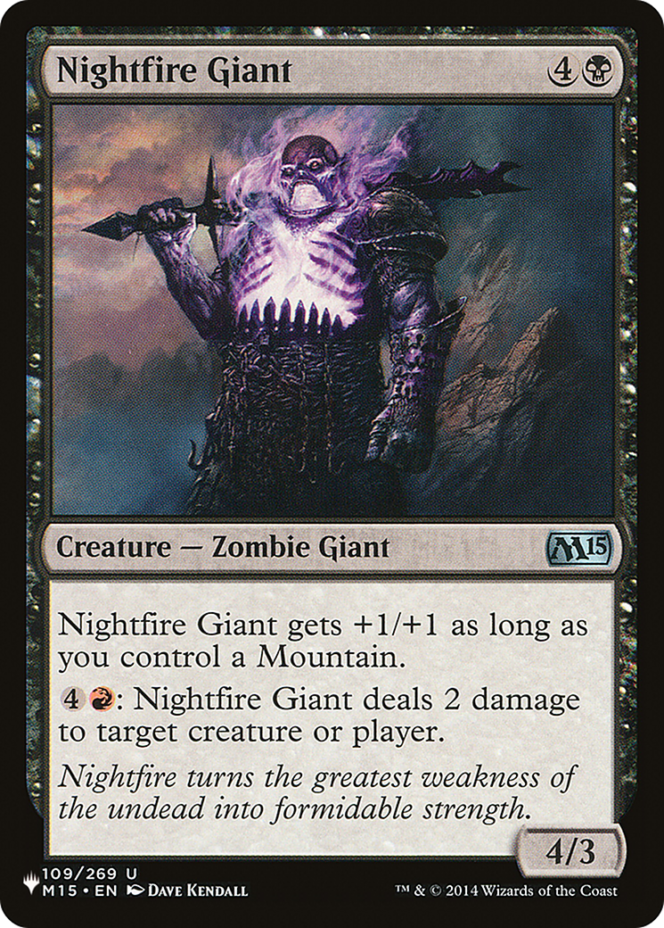 Nightfire Giant [The List] | Cracking-Singles