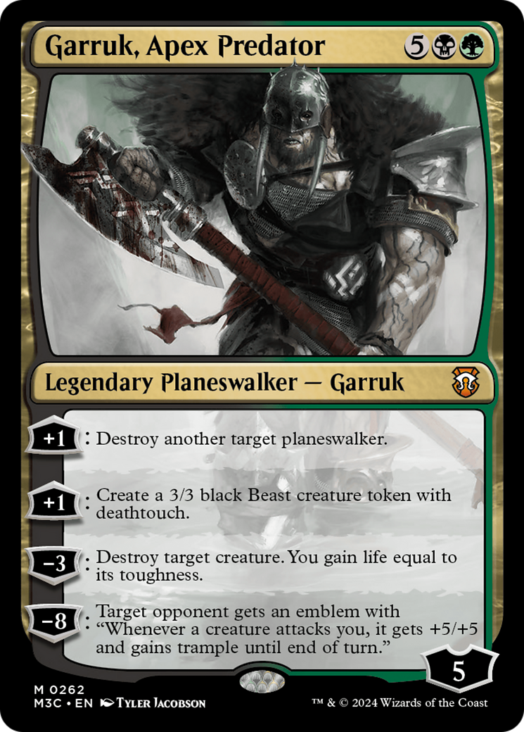 Garruk, Apex Predator (Ripple Foil) [Modern Horizons 3 Commander] | Cracking-Singles