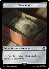 Copy // Treasure (019) Double-Sided Token [Fallout Tokens] | Cracking-Singles