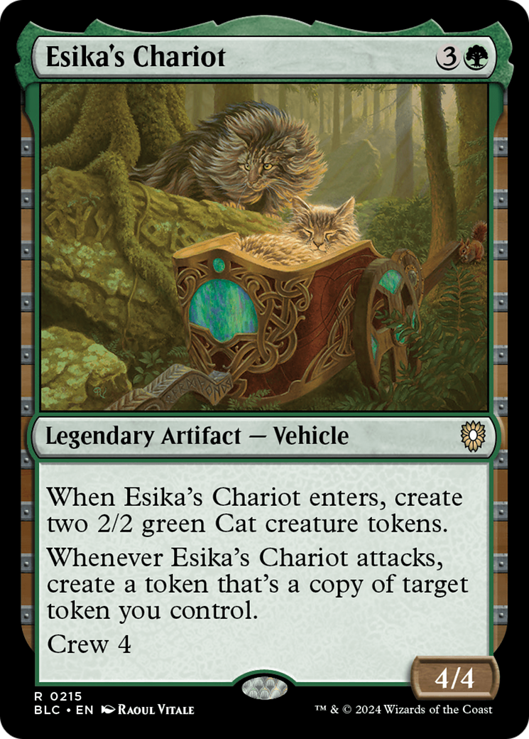 Esika's Chariot [Bloomburrow Commander] | Cracking-Singles