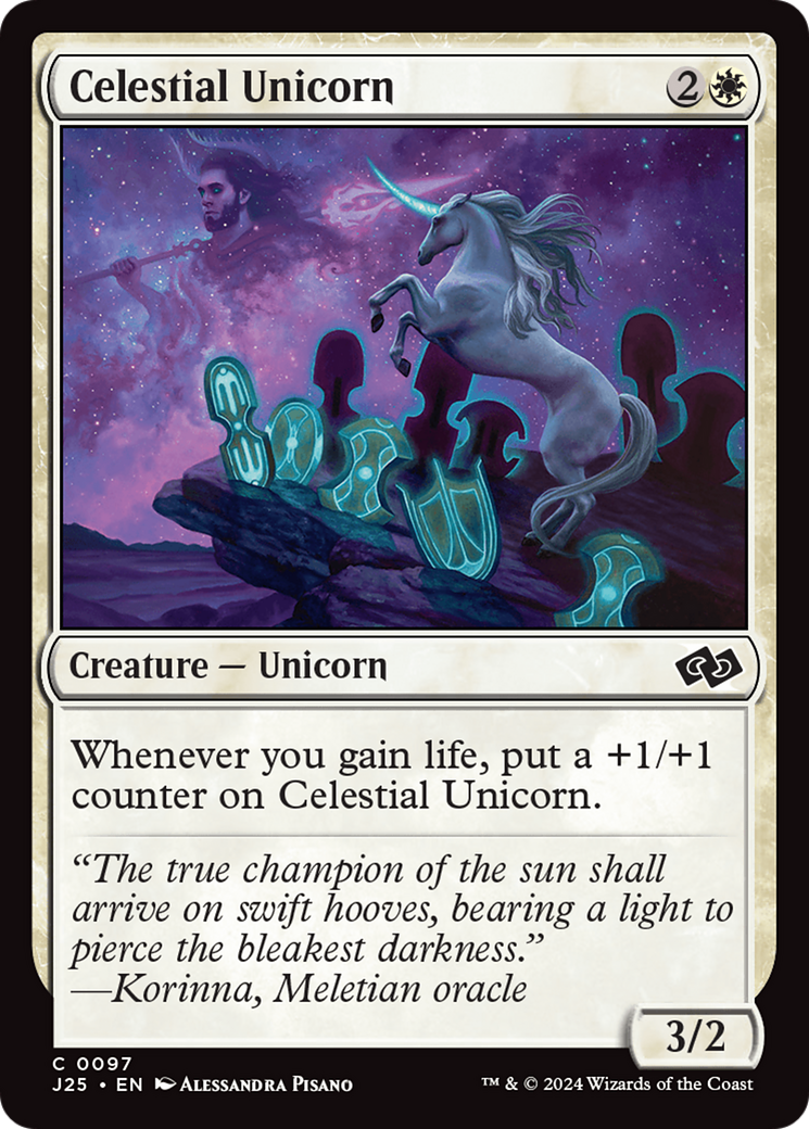 Celestial Unicorn [Foundations Jumpstart] | Cracking-Singles