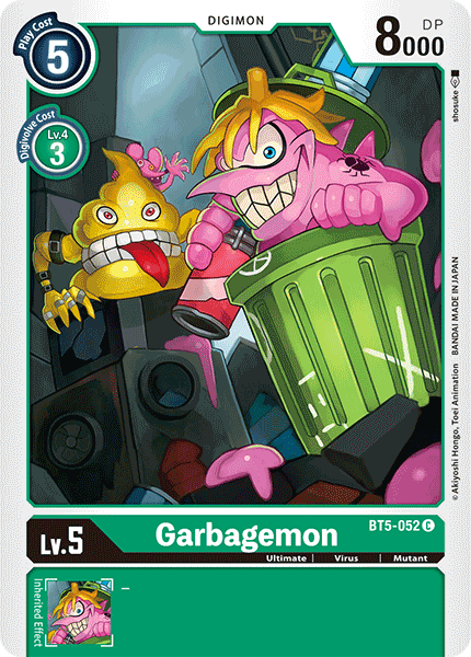 Garbagemon [BT5-052] [Battle of Omni] | Cracking-Singles