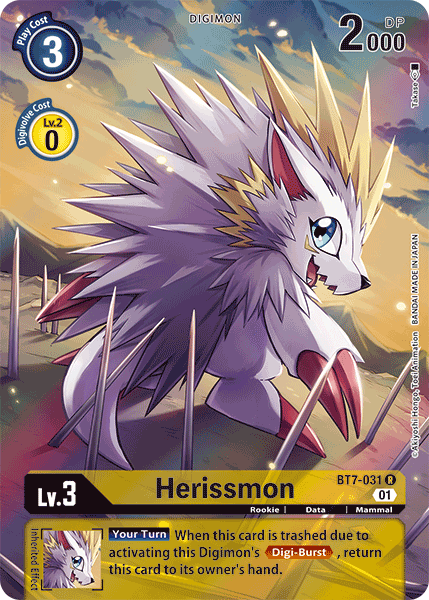 Herissmon [BT7-031] (Alternate Art) [Next Adventure] | Cracking-Singles