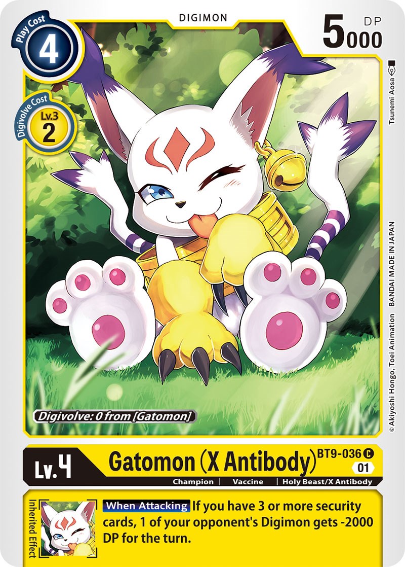 Gatomon (X Antibody) [BT9-036] [X Record] | Cracking-Singles