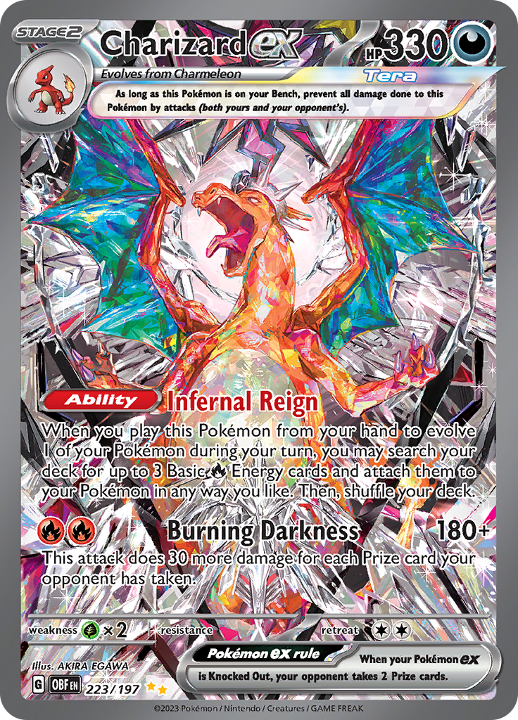 Charizard ex (223/197) [Scarlet & Violet: Obsidian Flames] | Cracking-Singles