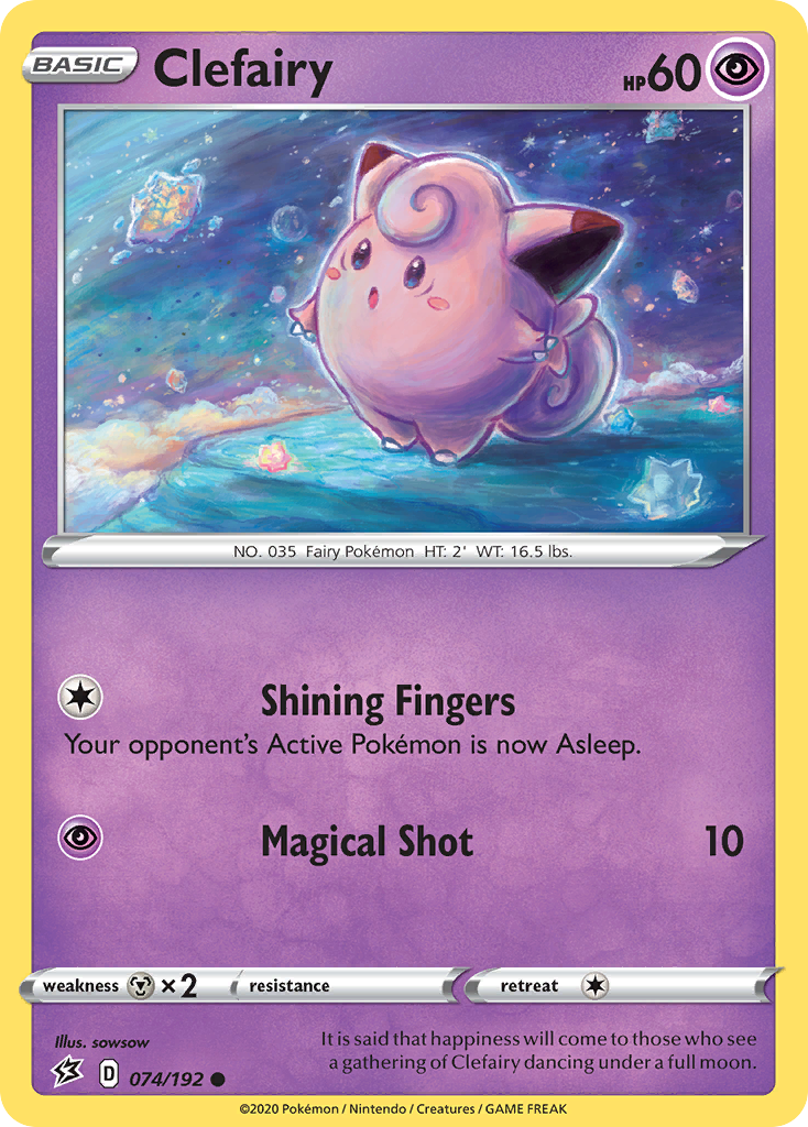 Clefairy (074/192) [Sword & Shield: Rebel Clash] | Cracking-Singles