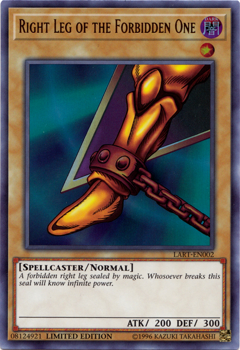 Right Leg of the Forbidden One [LART-EN002] Ultra Rare | Cracking-Singles