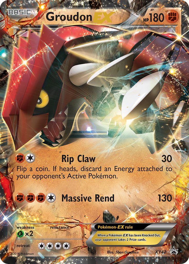 Groudon EX (XY42) [XY: Black Star Promos] | Cracking-Singles